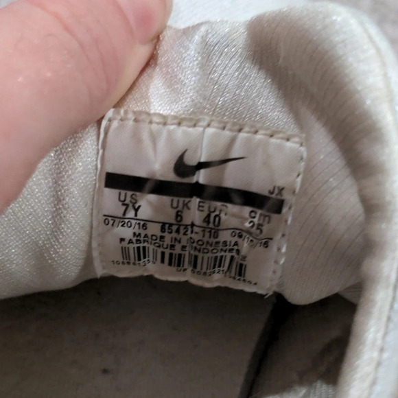 Nike Air Huarache Run White Running 7Y - Picture 7 of 7